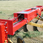 Twin sliding Overhead Frame — gives additional strength & stability in rough fields